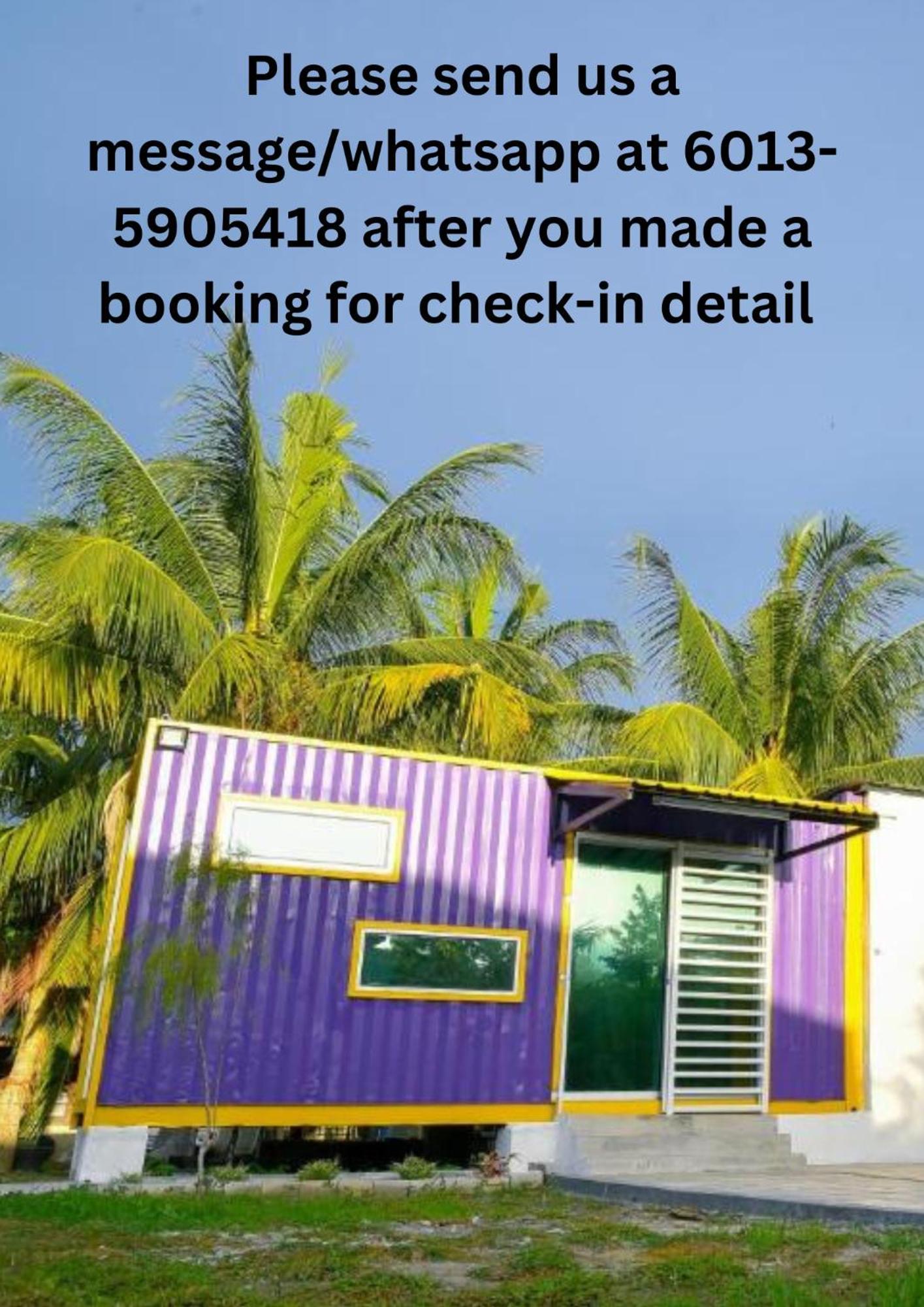 Purple Cube At Lumut Cube Homestay Kontena 外观 照片